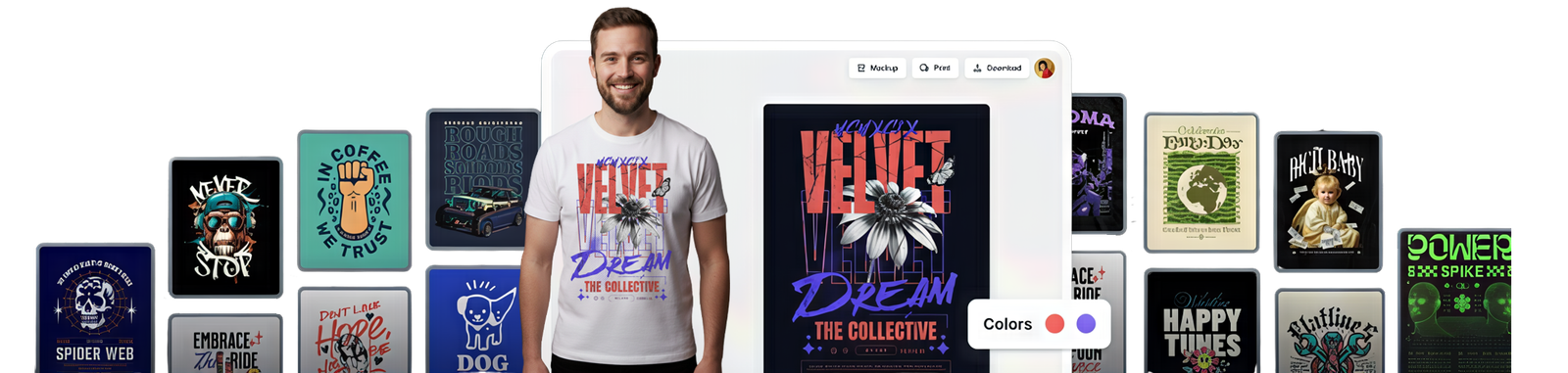 T-shirt Mockup Banner